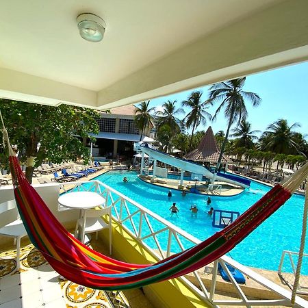 Hotel Las Americas Casa De Playa Cartagena Екстер'єр фото Hammock on a balcony